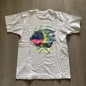 Vintage Patti Colorful Fish Graphic Single Stitch T-Shirt Size M
